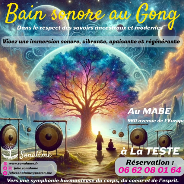 Bain sonore au gong